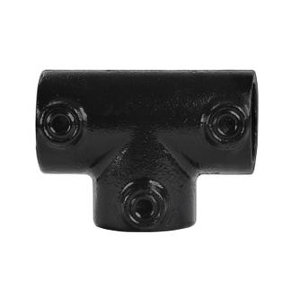 Buiskoppeling Lang T-stuk - zwart-C / 33,7 mm